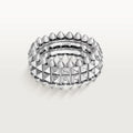 BAGUE CARTIER CLASH DOUBLE WHITE GOLD
