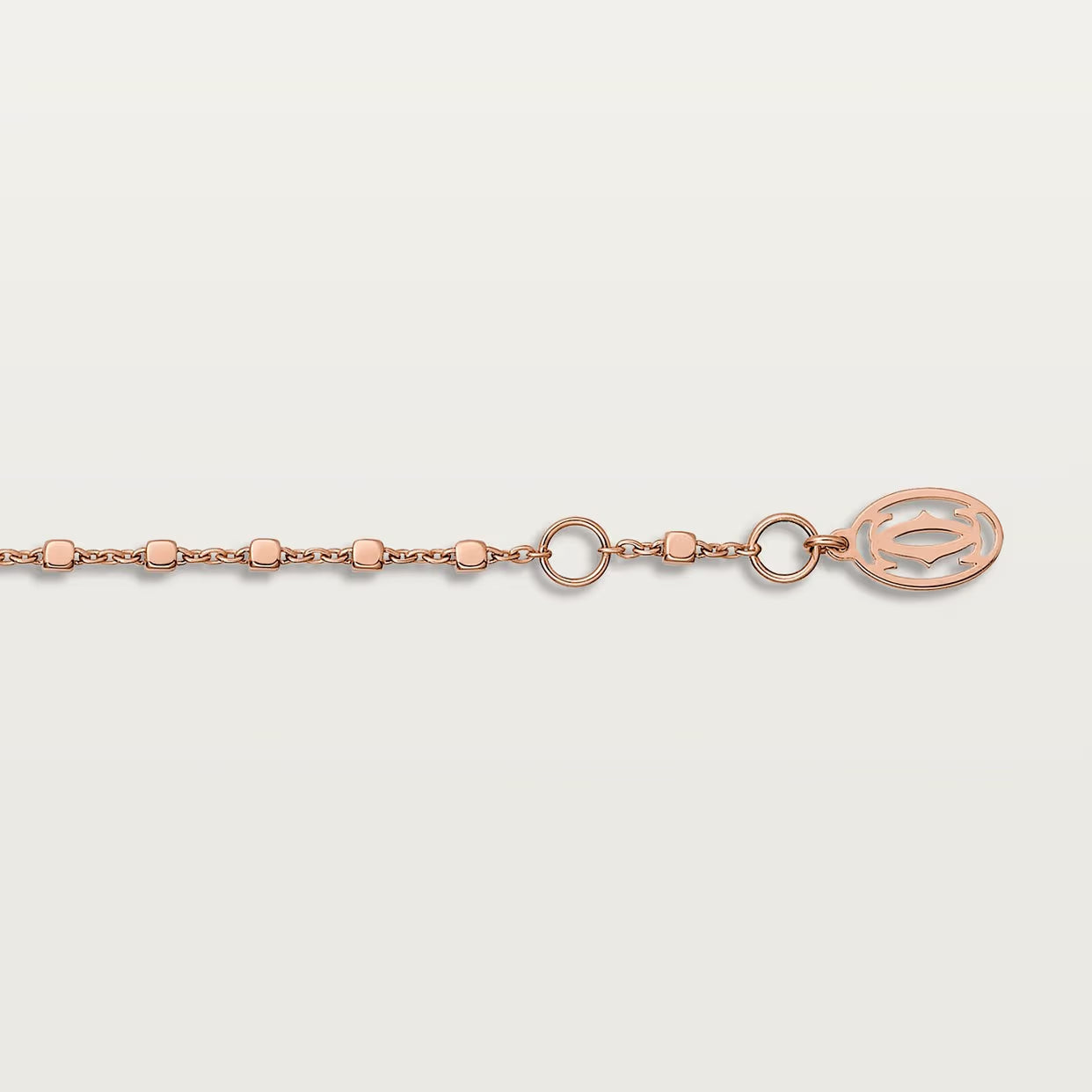 GOURMETTE CARTIER PANTHERE SUR CHAINE DIAMANTS ROSE GOLD