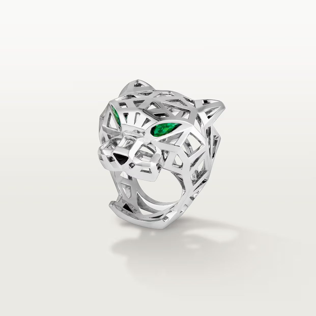 BAGUE PANTHERE DE CARTIER-WHITE-GOLD