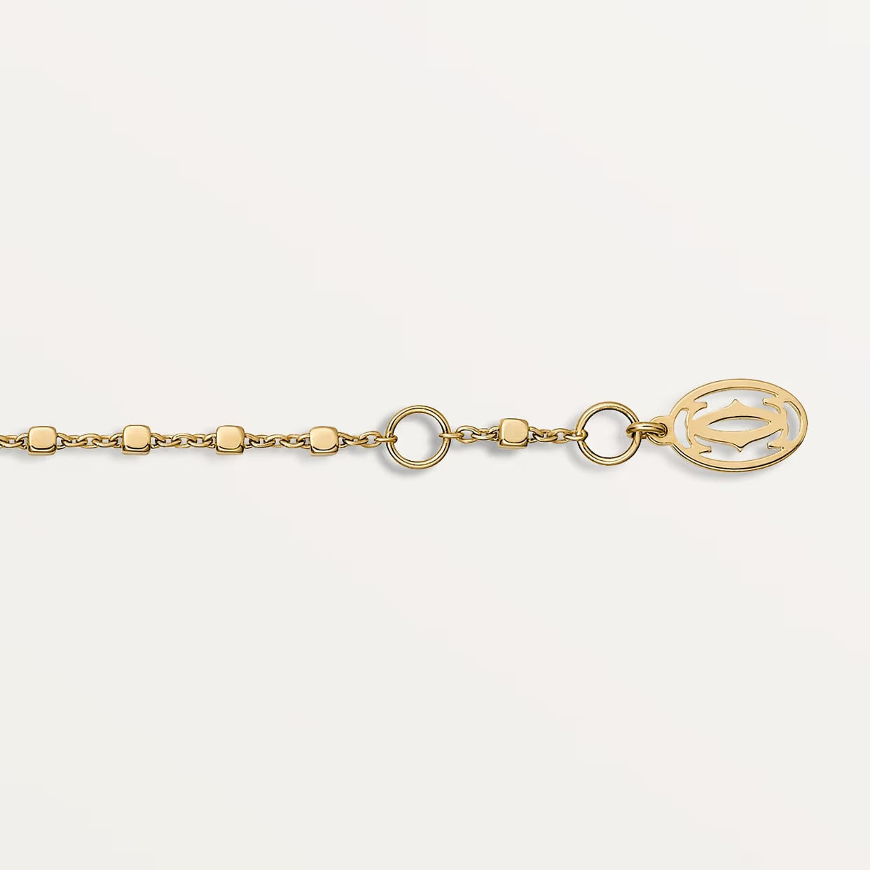 GOURMETTE CARTIER PANTHERE SUR CHAINE-DIAMANTS-GOLD