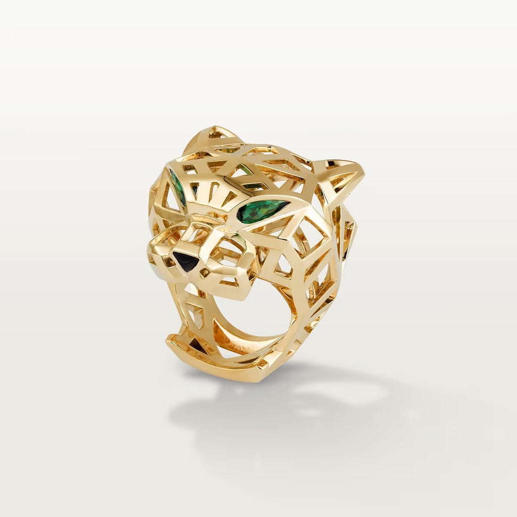 BAGUE PANTHERE DE-CARTIER-GOLD