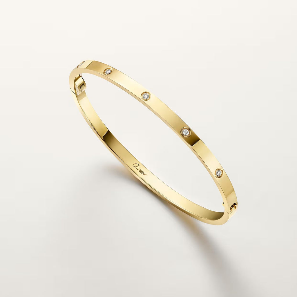 BRACELET CARTIER LOVE PETIT MODÉLE DIAMOND GOLD