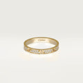 BAGUE CARTIER PETIT MODÈLE PAVÉ GOLD