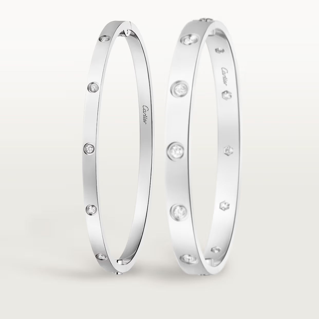 BRACELET CARTIER LOVE PETIT MODÉLE DIAMOND WHITE GOLD