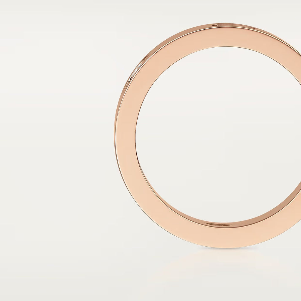 BAGUE CARTIER LOVE MODÈLE CLASSIQUE ROSE GOLD 3 DIAMANTS
