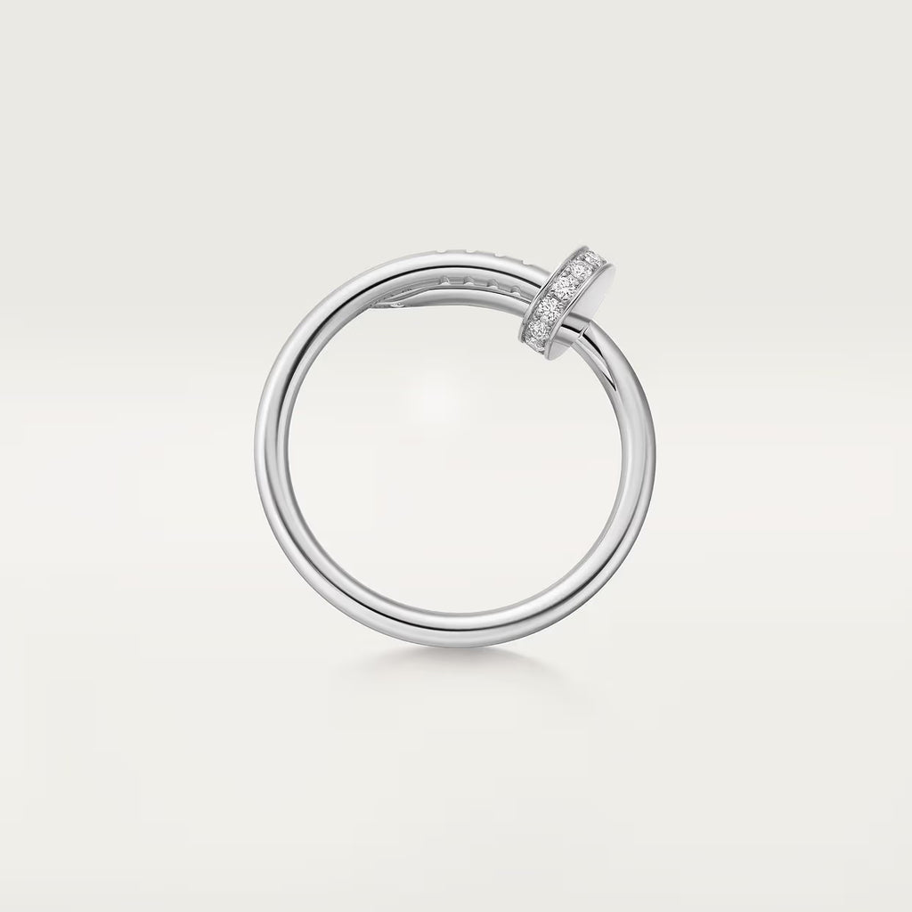 BAGUE CARTIER JUSTE UN CLOU PETIT MODÈLE DIAMANTS WHITE GOLD