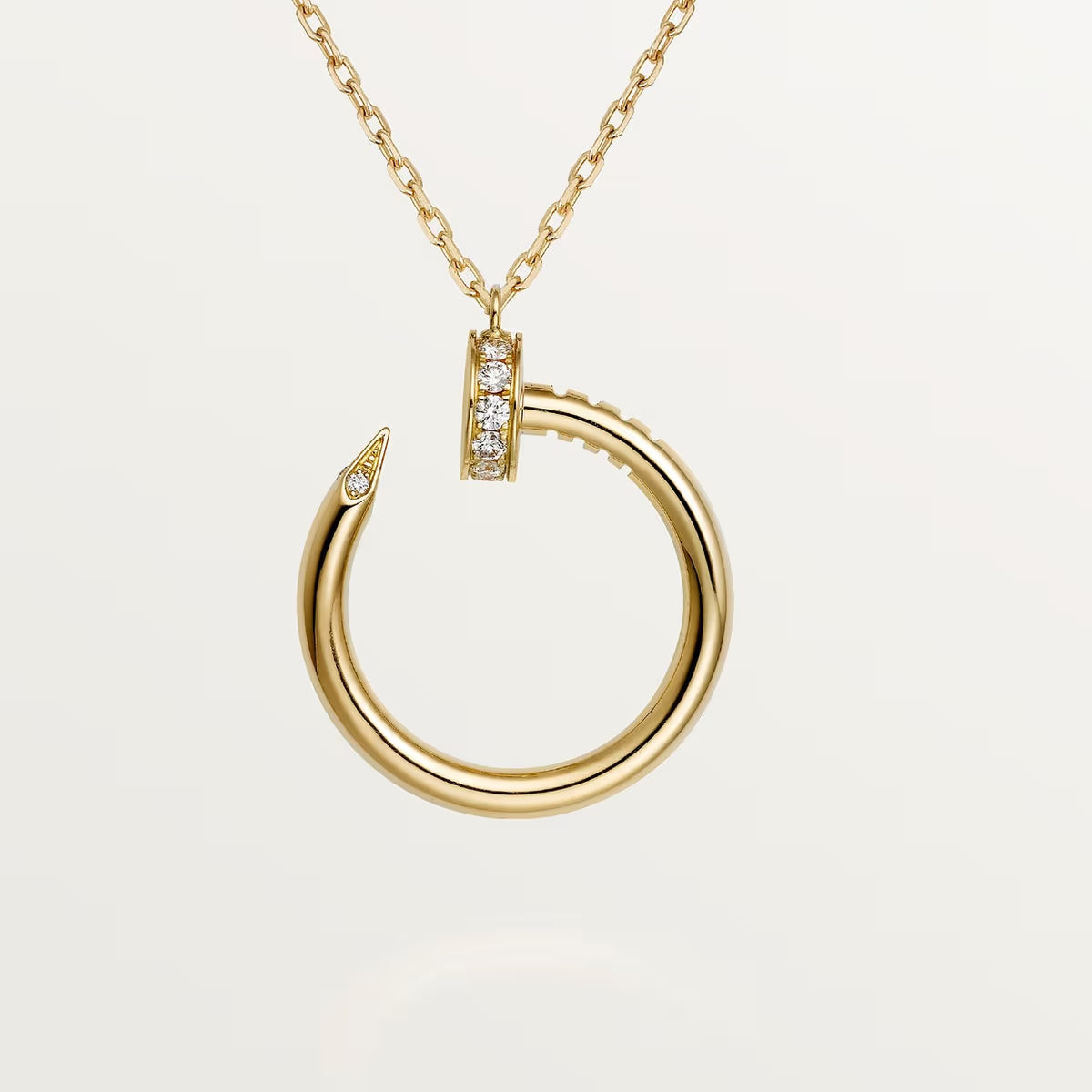 COLLIER CARTIER PENDENTIF JUST UN CLOU DIAMANTS GOLD