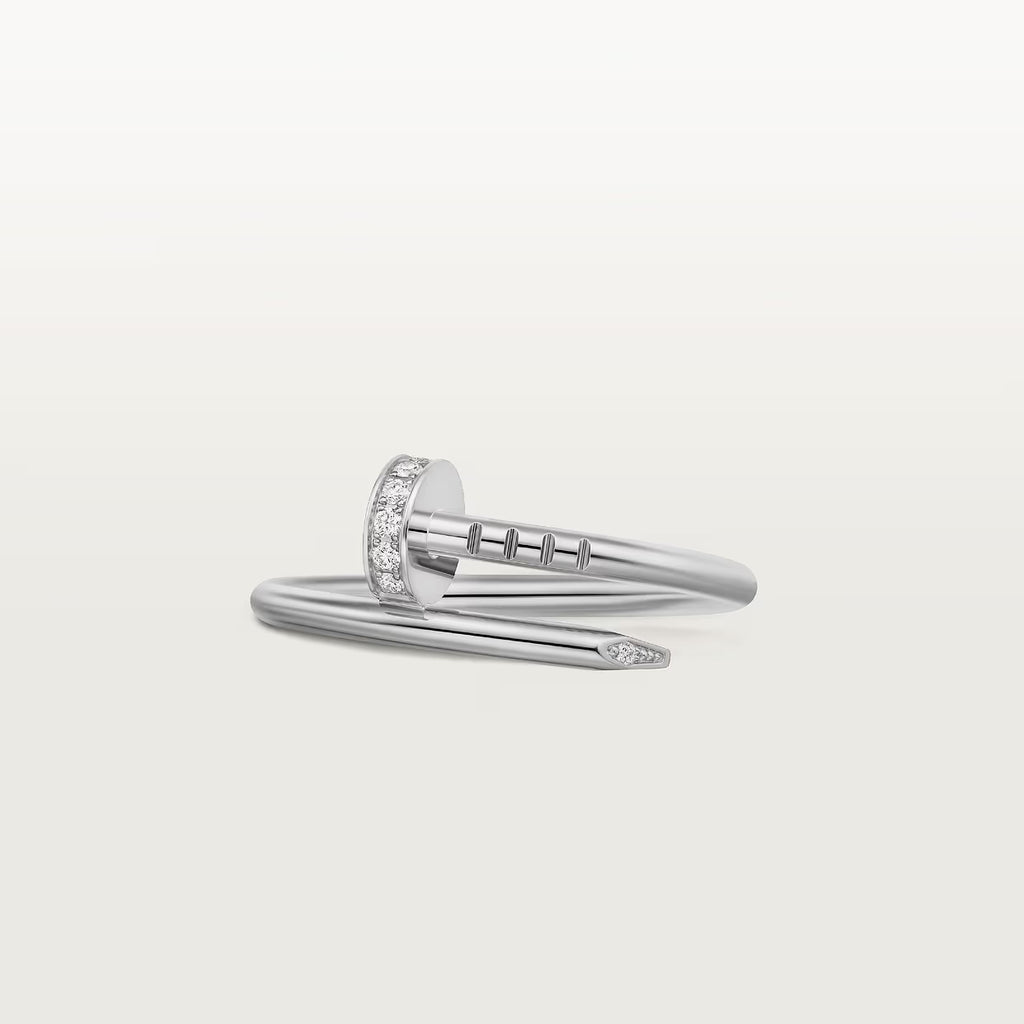 BAGUE CARTIER JUSTE UN CLOU PETIT MODÈLE DIAMANTS WHITE GOLD