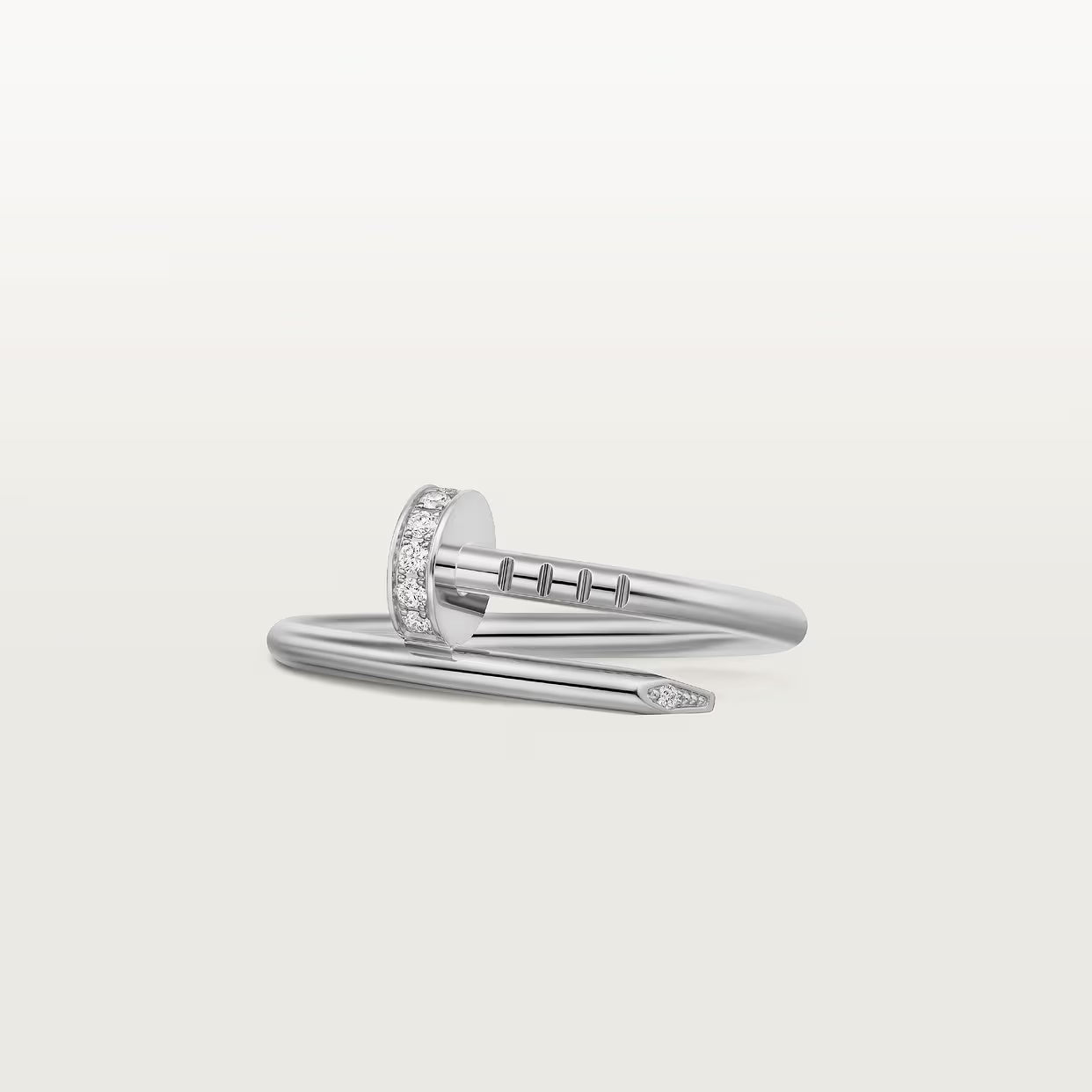 BAGUE CARTIER JUSTE UN CLOU PETIT MODÈLE DIAMANTS WHITE GOLD