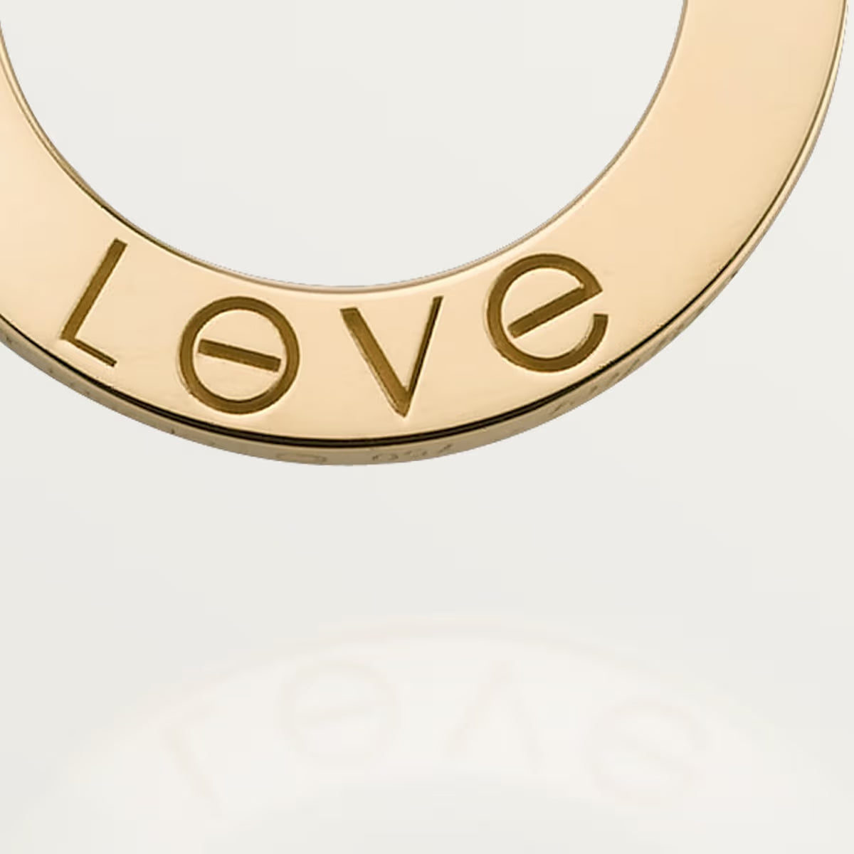 COLLIER CARTIER PENDENTIF LOVE GOLD