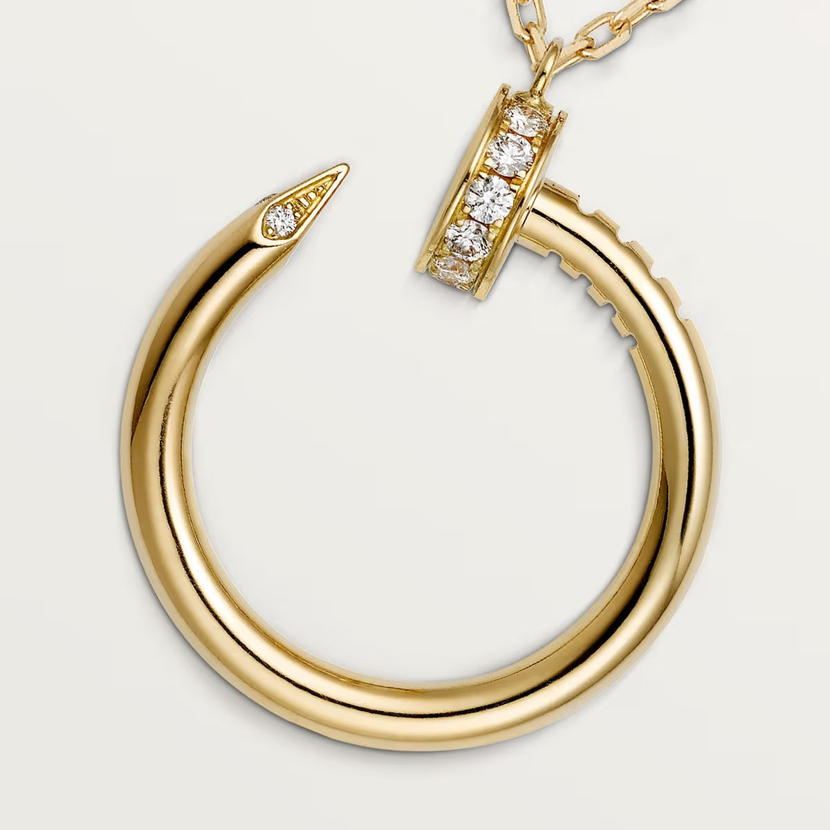 COLLIER CARTIER PENDENTIF JUST UN CLOU DIAMANTS GOLD