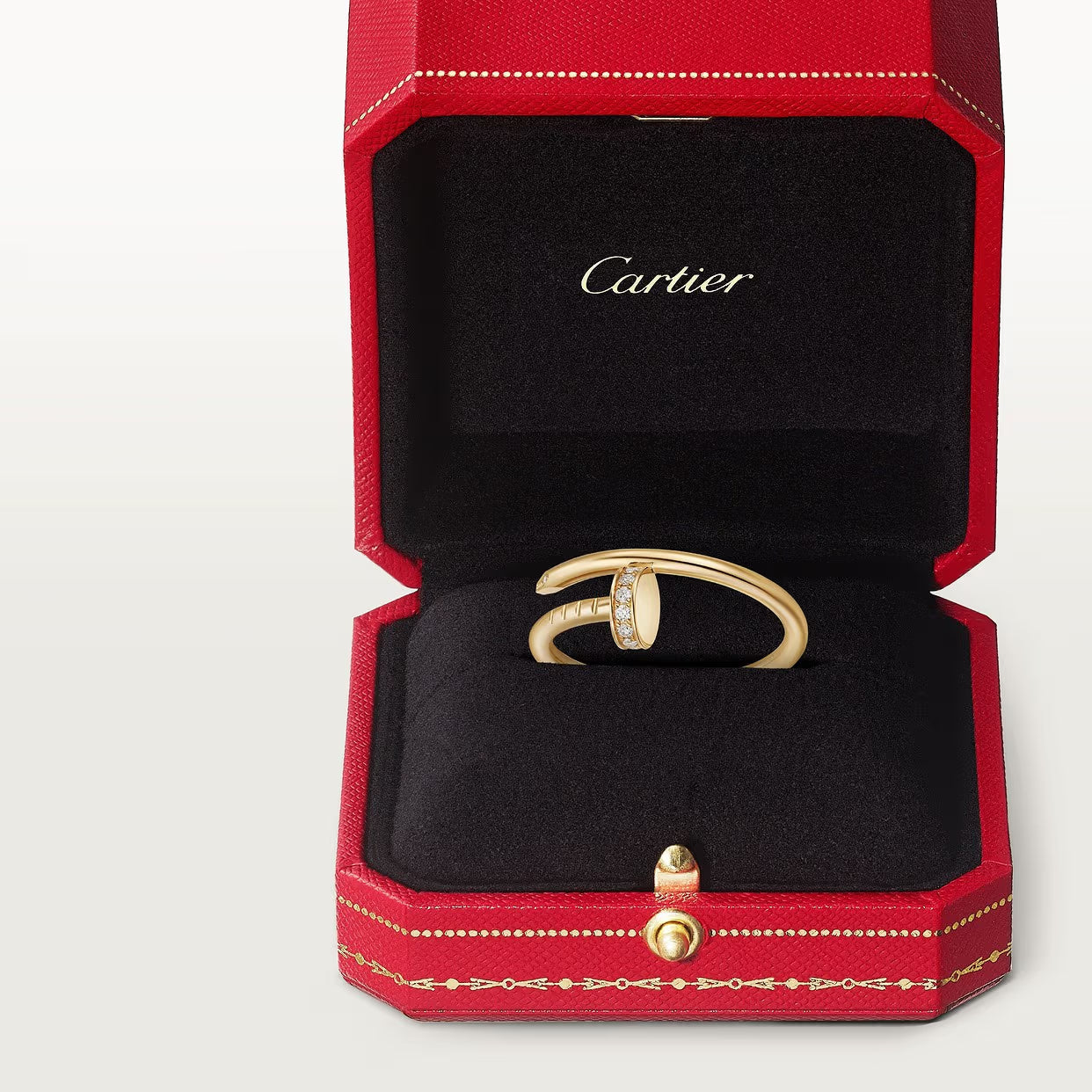 BAGUE CARTIER JUSTE UN CLOU MODÈLE CLASSIQUE DIAMANTS GOLD