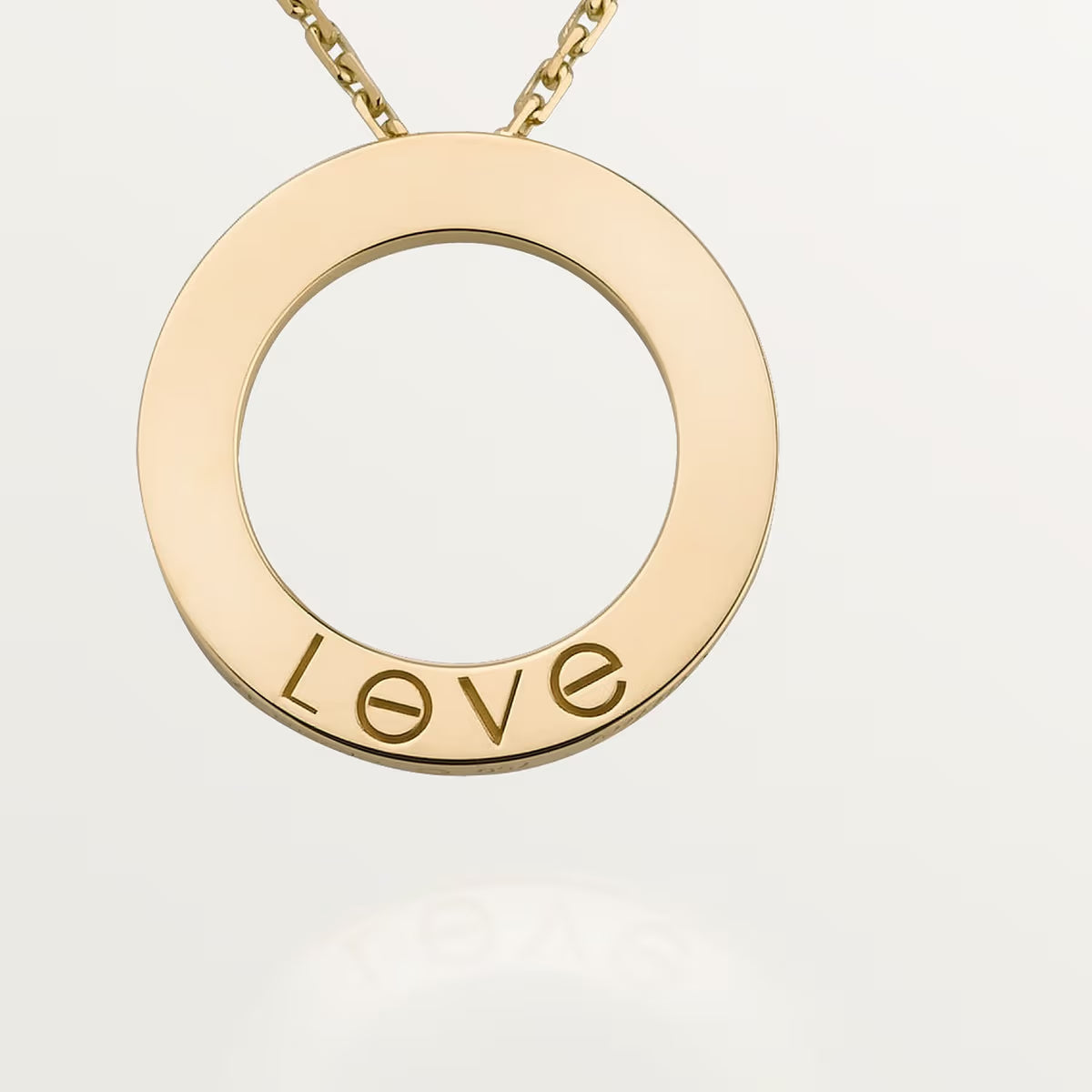 COLLIER CARTIER PENDENTIF LOVE GOLD