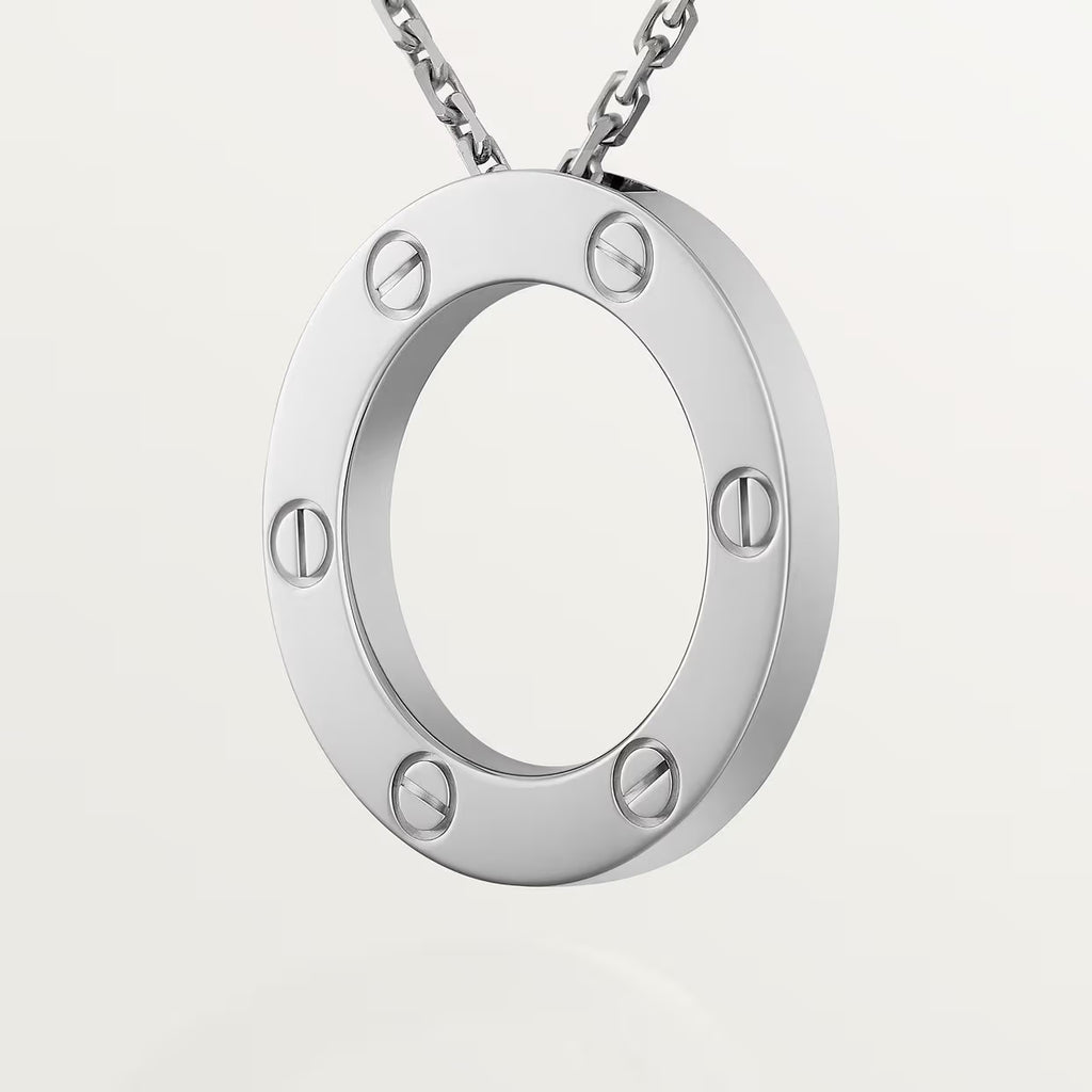 COLLIER CARTIER PENDENTIF LOVE WHITE GOLD