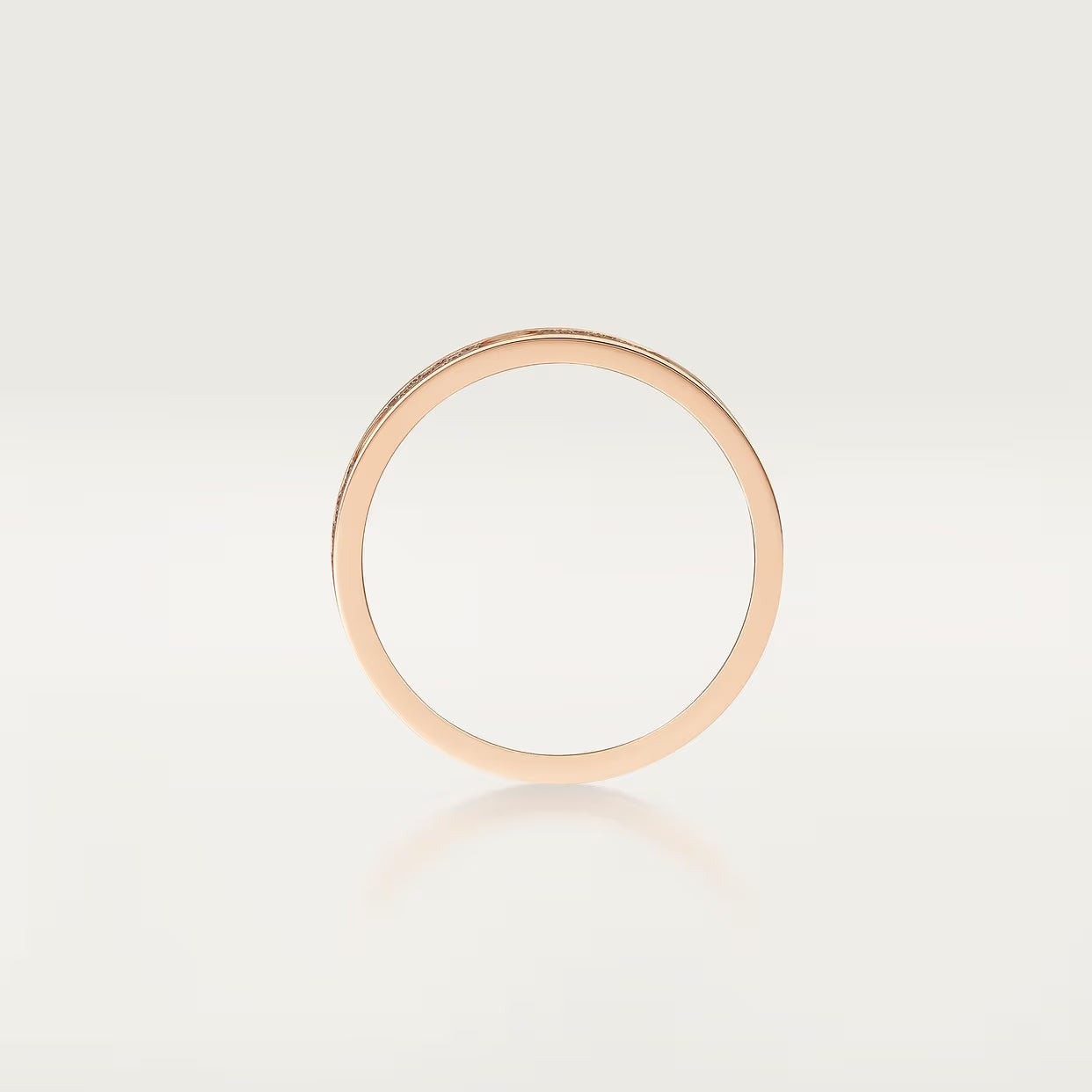 BAGUE CARTIER LOVE PAVÉE ROSE GOLD